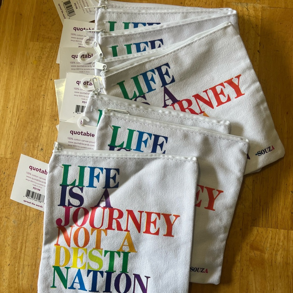 Lot  Of 8 Quotable Pouches